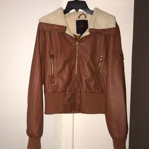 Faux Leather Jacket